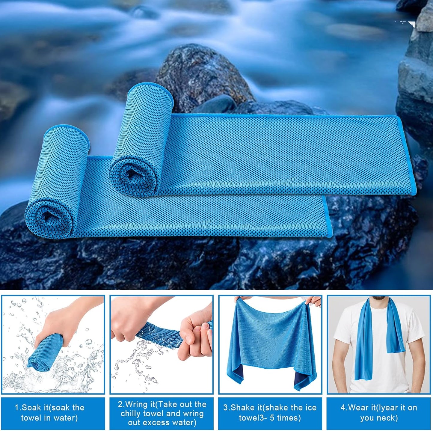 Cooling Breathable Sports Headwear Band for Running, Gym and Outdoor Activities