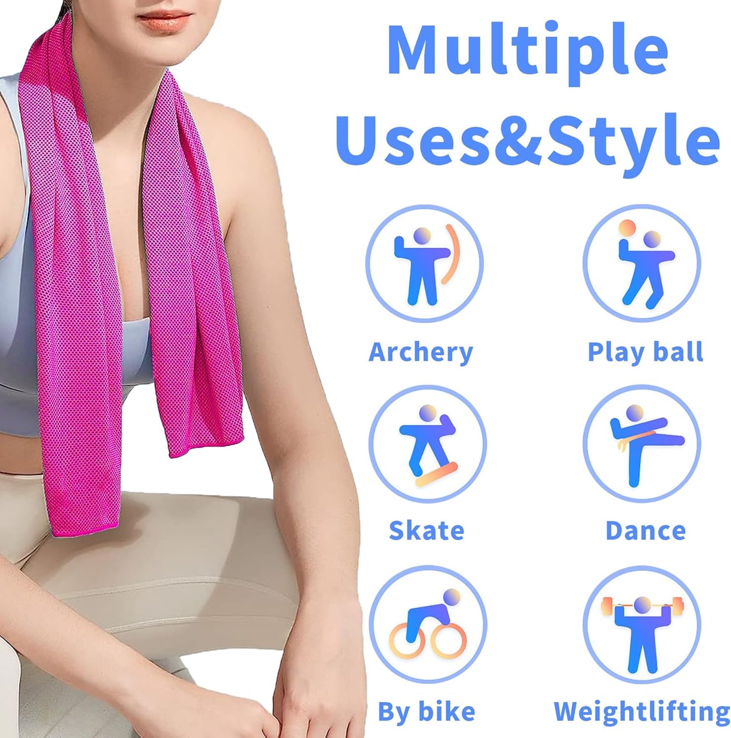 Cooling Breathable Sports Headwear Band for Running, Gym and Outdoor Activities